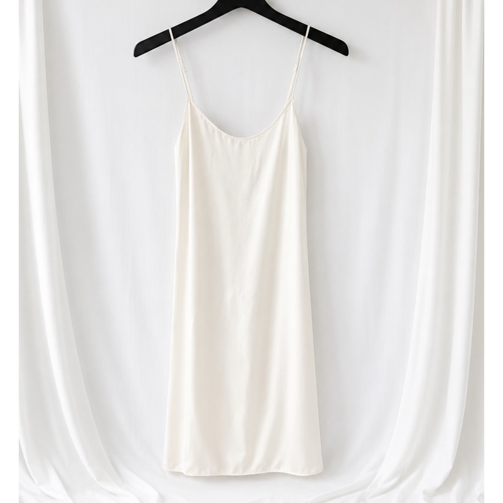 Vanity Fair Full Slip 10-717 Spaghetti Strap Size 36 M Off White VTG Lingerie